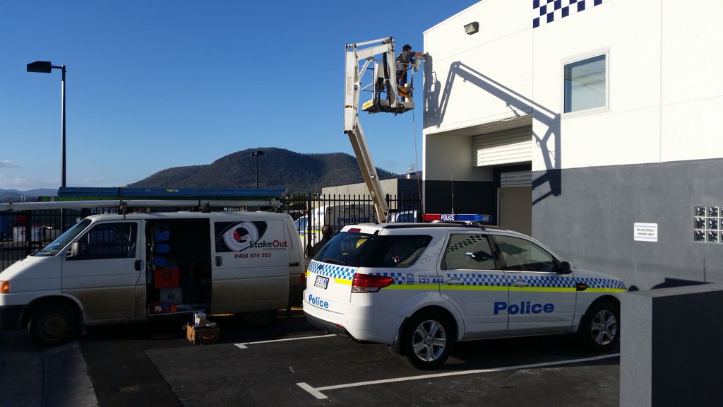 police station cameras